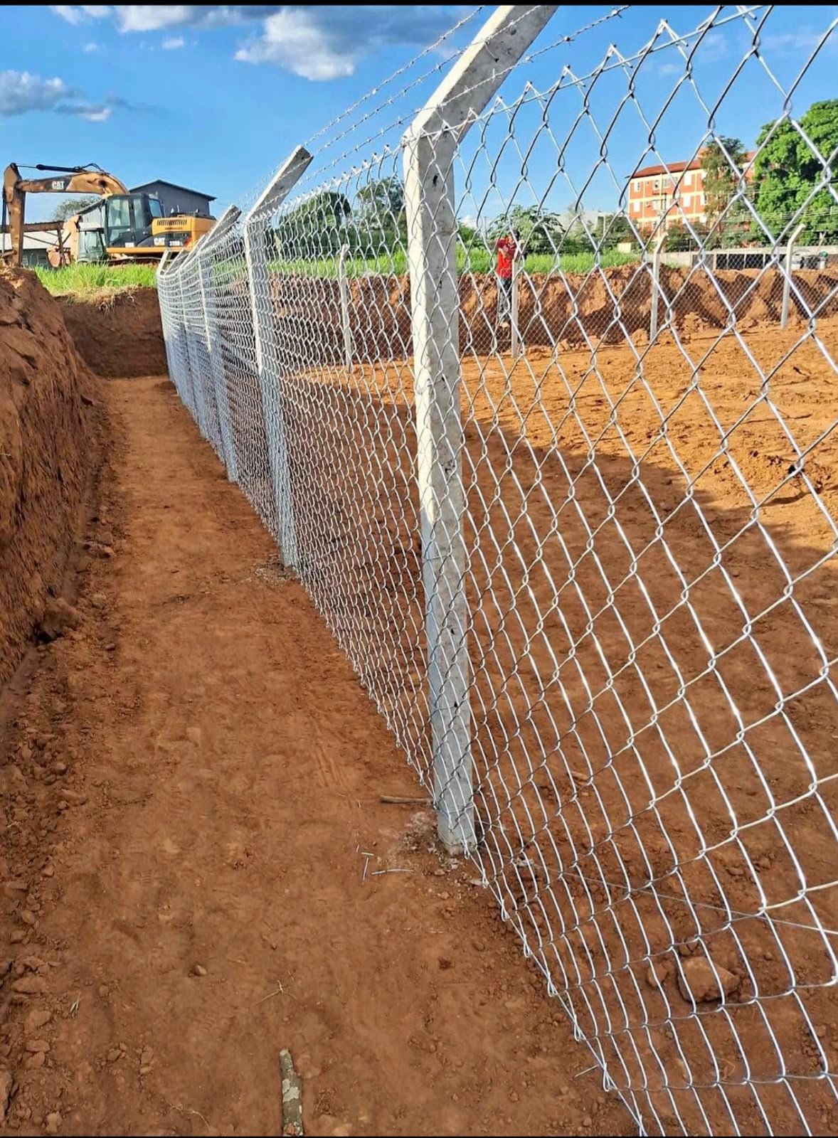 Alambrado e cercamento - Obra real DW